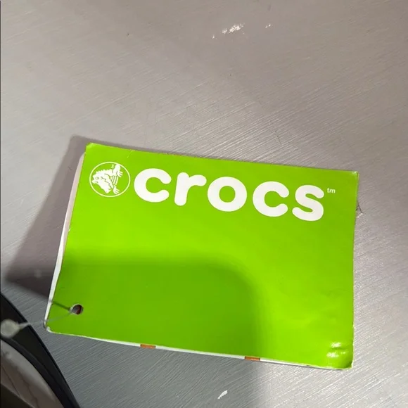 CROCS Black Pointed toe flats. NWT - Picture 2 of 10